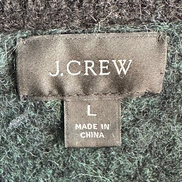 J Crew Watch Tartan Plaid Crewneck Alpaca Wool Crewneck Sweater - Picture 8 of 9
